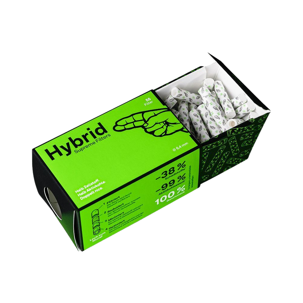 Hybrid Supreme Aktivkohlefilter, 6.4mm