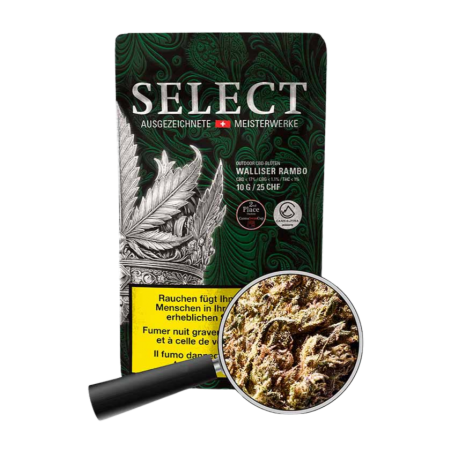 Herba di Berna SELECT Walliser Rambo Outdoor CBD buds, 10g