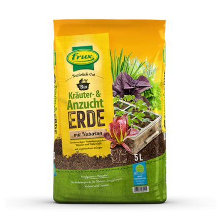 Frux Terreau organique pour plantes herbes et de semis  - 5 L