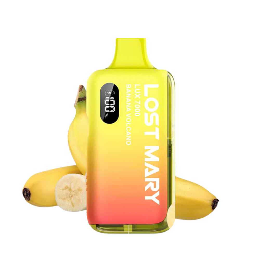 Lost Mary LUX 7000 Kit - Banana Volcano, 12ml, 2%Nic