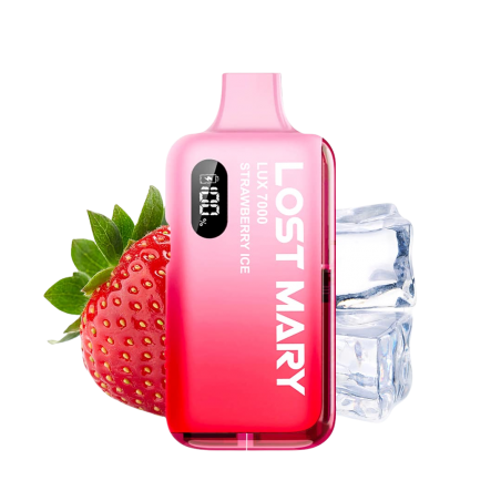 Lost Mary LUX 7000 Kit - Strawberry Ice, 12ml, 2%Nic