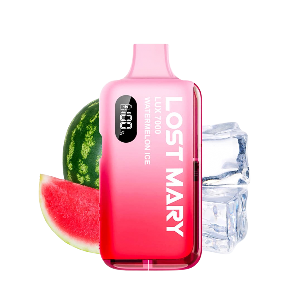 Lost Mary LUX 7000 Kit - Watermelon Ice, 12ml, 2%Nic