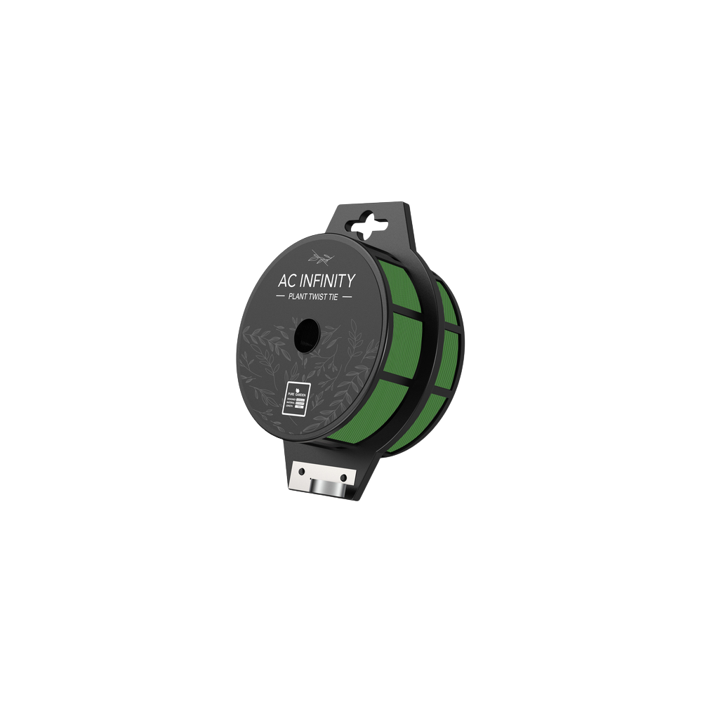 AC Infinity Grüner Drahtbinder mit integriertem Schneider – 100 m