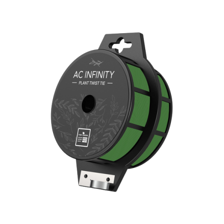 AC Infinity Green wire ties with integrated cutter, 100 m