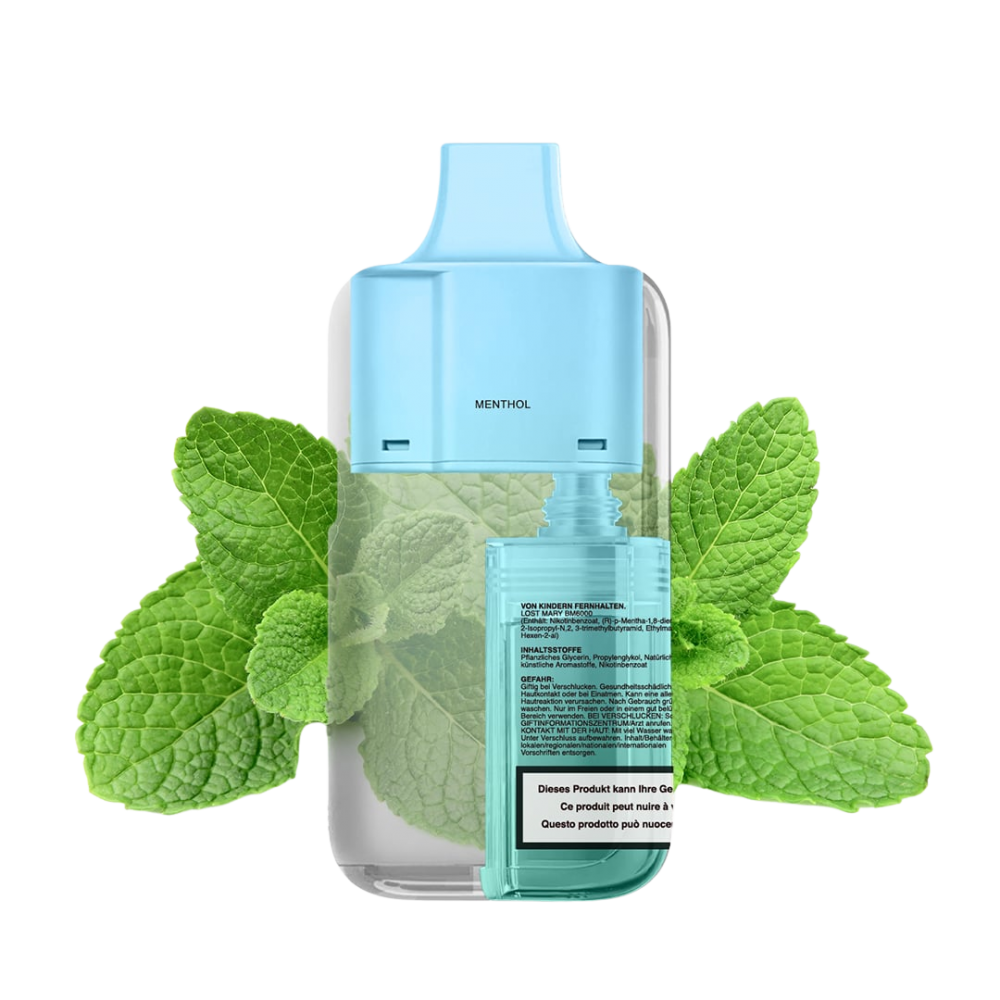 Lost Mary LUX 7000 Refill Pod - Menthol, 12ml, 2%Nic