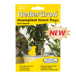 Growth Technology Bird-shaped yellow sticky traps, 15 pcs.