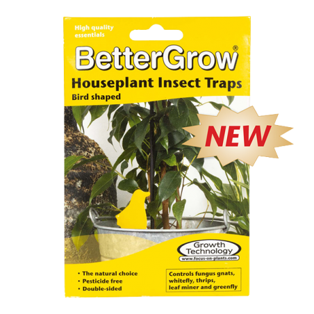 Growth Technology Bird-shaped yellow sticky traps, 15 pcs.