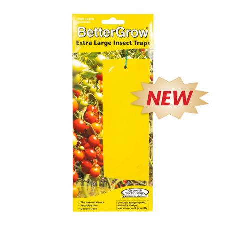 Growth Technology Yellow Sticky Traps (Rectangular) – 10 pcs.