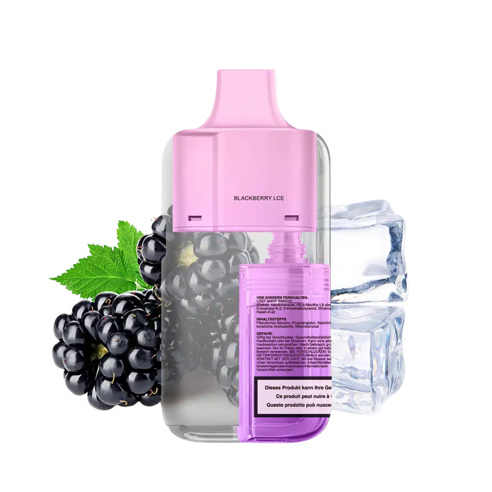 Lost Mary LUX 7000 Refill Pod - Blackberry Ice, 12ml, 2%Nic