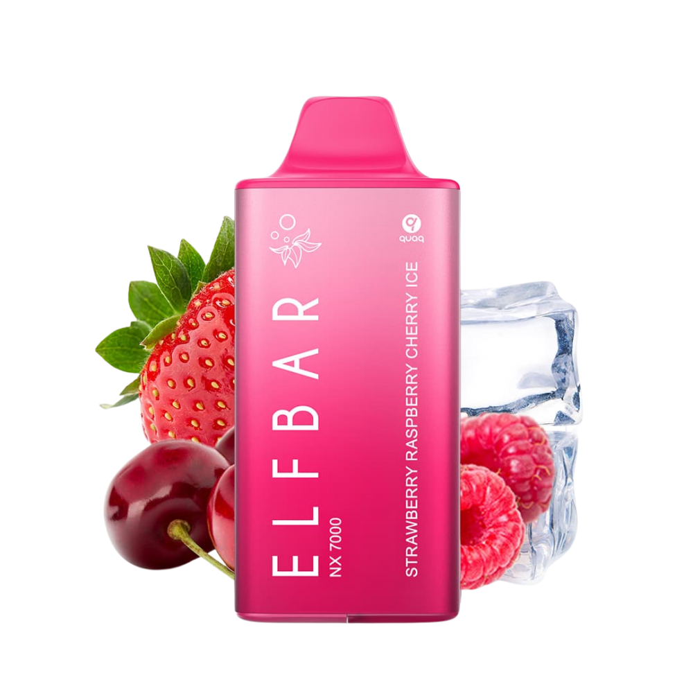 ELFBAR NX 7000 Kit - Strawberry Raspberry Cherry Ice, 12ml, 2%Nic