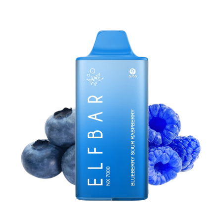 ELFBAR NX 7000 Kit - Blueberry Sour Raspberry, 12ml, 2%Nic