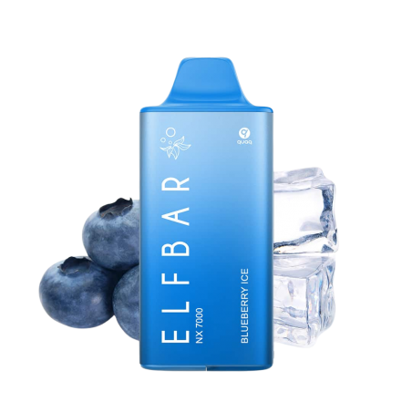 ELFBAR NX 7000 Kit - Blueberry Ice, 12ml, 2%Nic