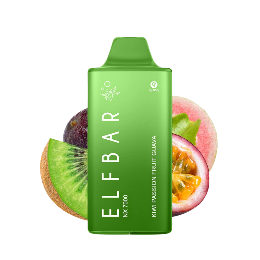 ELFBAR NX 7000 Kit - Kiwi Passionfruit Guava, 12ml, 2%Nic