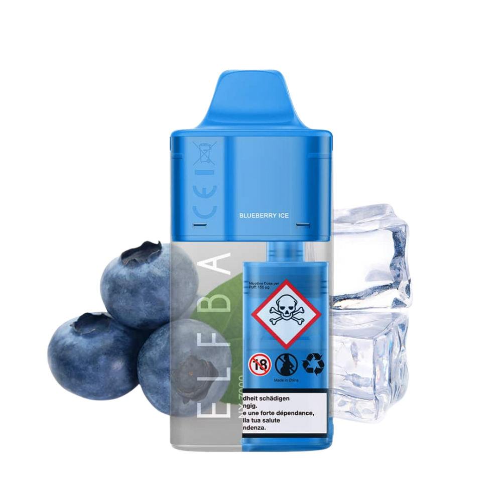 ELFBAR NX 7000 Refill Pod - Blueberry Ice, 12ml, 2%Nic