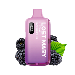 Lost Mary Lux 7000 Kit - Blackberry Ice, 12ml, 2%Nic
