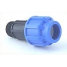  - Watering - PE-Coupling 20 to 3/4 (Ext.Thread), bolted