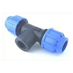  - Watering - T-Piece 25 to 3/4 (Int.Thread) to 25 mm, bolted