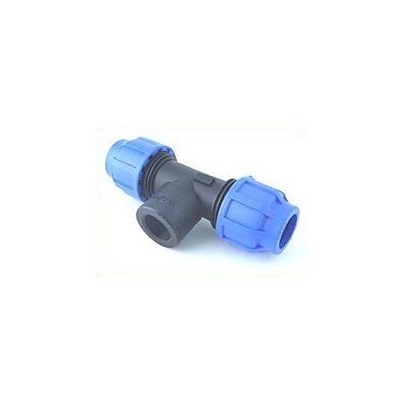  - Watering - T-Piece 25 to 3/4 (Int.Thread) to 25 mm, bolted
