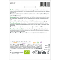 Sativa Rheinau Tea fennel – Seeds