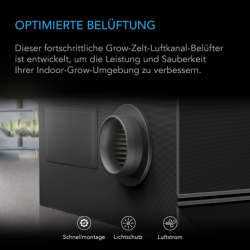AC Infinity Raccord de ventilation pour conduit dair pour tente de culture, 200 mm – lot de 2