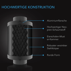 AC Infinity Rohrschalldämpfer, 100 mm