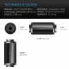AC Infinity Silencieux tubulaire, 150 mm