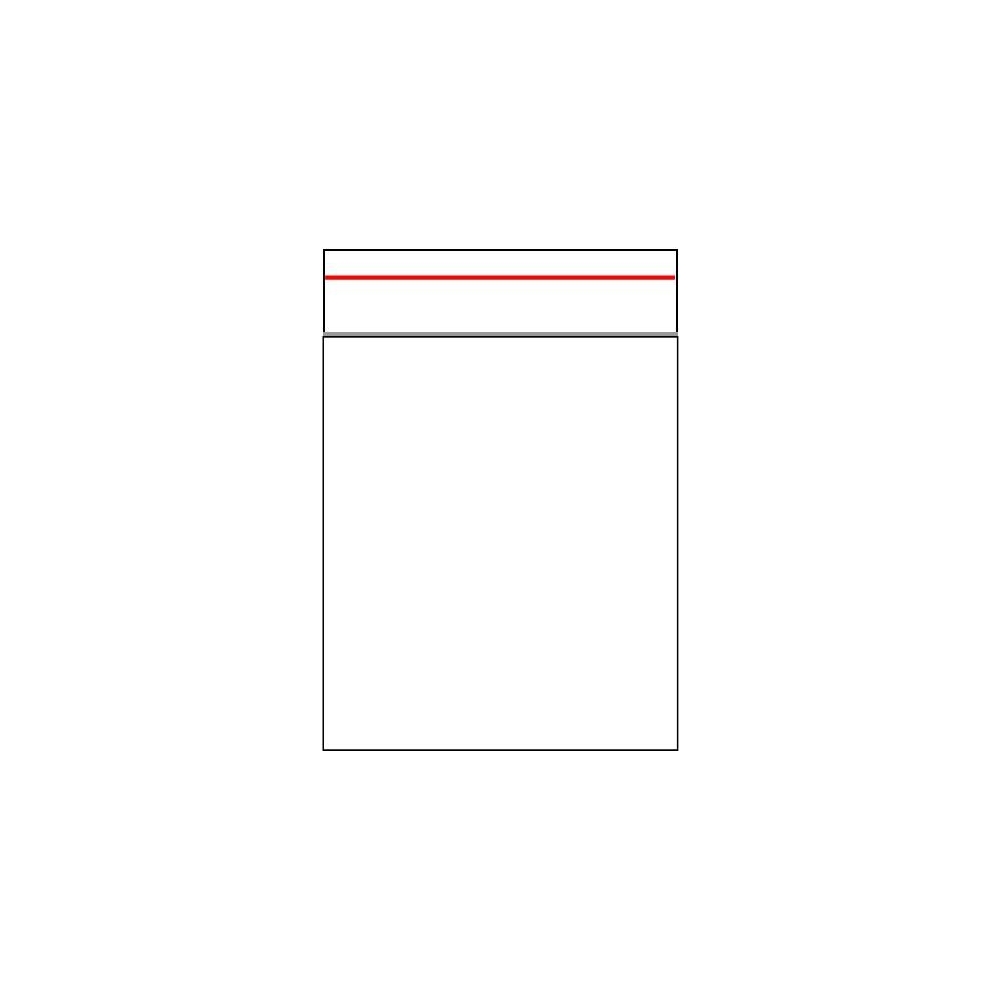 Mini Grip Red Line 60 x 80 mm, 100 pcs