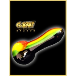 Glass Hand Pipe black with...