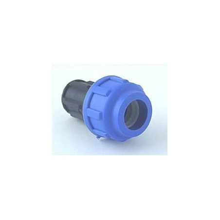End Plug for 16 mm PE-Tube, bolted