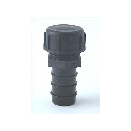 End Plug 25 mm  ¾" (Ext. Thread) with end cap PE ¾" (Int. Thread)