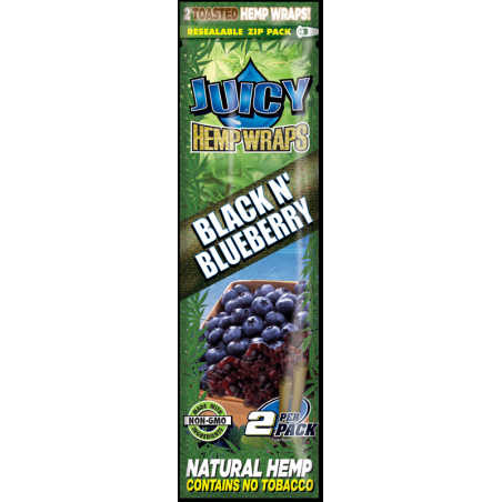 Juicy Hemp Wraps - Black N´ Blueberry