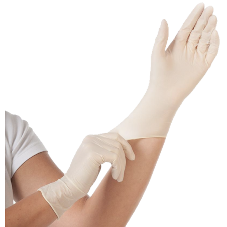 Disposable latex gloves 100pc.
