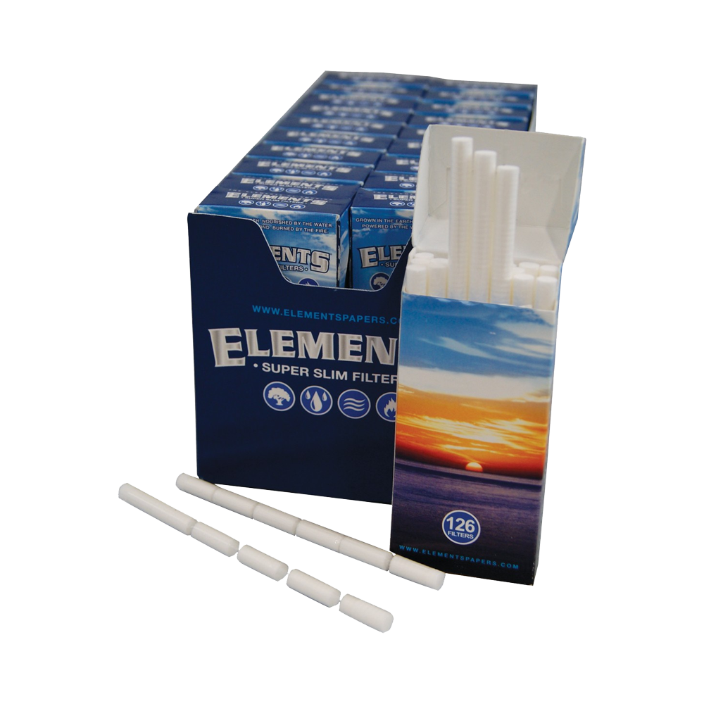 Elements Super Slim Filters 126Stk