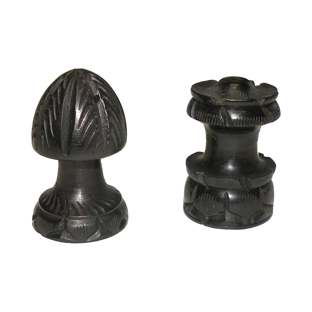 Räucherstäbchenhalter India Wood Schwarz Klein