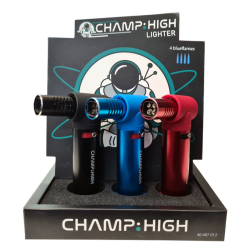 Champ High 4 Blue Flames Lighter
