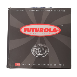 Futurola - Classic King Size Slim Papers Black, 2000 Papers