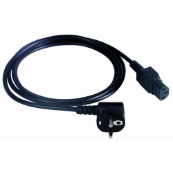Kabel mit Schuko-Stecker 2m und IEC Anschluss